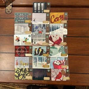 Winter Starbucks gift cards